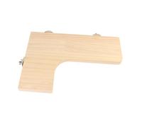 Yardwe Wooden Hamster Pedal Toy Chinchilla Exercise Wheel Small Pet Platform Non-slip Surface for Hamsters Gerbils Mice