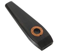 Yardwe Wooden Kazoo Musical Instrument with Membranes Pads Easy to Learn Kazoo for Adults Boy Girl Accompaniment for Guitar Ukulele Rosewood Design