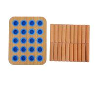 Yardwe Wooden Pegboard for Finger Extension Exercises Hand Exercise Tool for Hand Eye Coordination Training and Rehabilitation for Hemiplegia Patients and Wrist Workouts