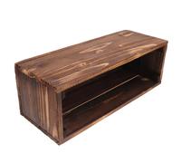 Yardwe Wooden Planter Box for Succulents Large Rectangular Rustic Wood Flower Planters with Compact Design and Resistance to Outdoor Elements for Outdoor Use and Wedding Decor