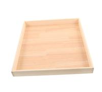 Yardwe Wooden Sandbox for Sturdy Sand Tray for Indoor and Promotes Imagination Fine Motor Skills Tidy Storage for Home and Classroom Use