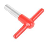 Yardwe Zinc Alloy Drum Key with Red Silicone Cover Firm and Practical Drum Tuning Wrench Tool for Percussion Instruments for Drummers