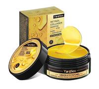 Yargkos 60 Pcs 24K Gold Under Eye Patches 30 Pairs Undereye Mask For Dark Circles Puffy Eyes Treatment, Collagen Gel Pads Moisturizing for Eye Bags Inflammation Wrinkles, Women Ho