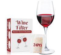 YARKOR Wine Filter Can Stops Red Wine Headaches Nausea (48 Packs), Wine Allergy Sensitivity Prevention. It Does So by Reducing The Excess Levels of Tannin Acid and Other Proteins