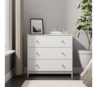 Yarmouth Chest - 3 Drawer - White Matt