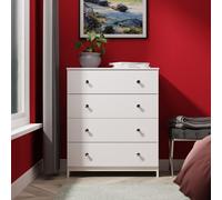 Yarmouth Chest - 4 Drawer - White Matt