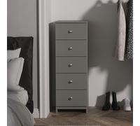 Yarmouth Chest - 5 Drawer - Narrow - Dusk Grey
