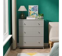 Yarmouth Chest - Deep - 3 Drawer - Dusk Grey
