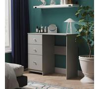Yarmouth Desk - 3 Drawer - Dusk Grey