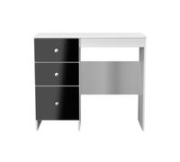 Yarmouth Vanity in Black & White Matt - Ready Assembled - Lewis's Home | TJ Hughes