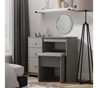 Yarmouth Vanity in Uniform Grey & Dusk Grey - Ready Assembled - Lewis's Home | TJ Hughes