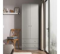 Yarmouth Wardrobe - 2 Door - 2 Drawer - Dusk Grey