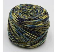 Yarn 100g Yarn for Knitting & Crocheting Matethreads DIY Crochet Metallic + Cotton Metallized Thread Hand Blended(22)