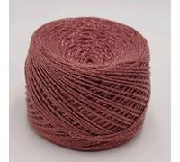 Yarn 100g Yarn for Knitting & Crocheting Matethreads DIY Crochet Metallic + Cotton Metallized Thread Hand Blended(Dark Skin Pink)