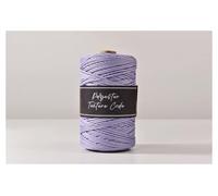 Yarn 300G 1PC 2MM Polyester Woven Yarn Polyester Crochet Thread Rug for Hand Made Bags Hats(0NO.1 Lavender)