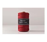 Yarn 300G 1PC 2MM Polyester Woven Yarn Polyester Crochet Thread Rug for Hand Made Bags Hats(0NO.17 RED)