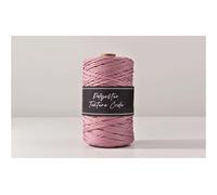 Yarn 300G 1PC 2MM Polyester Woven Yarn Polyester Crochet Thread Rug for Hand Made Bags Hats(0NO 51 Old Pink)