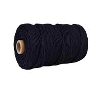Yarn 3mm Colorful Cotton Cord Rope Thread Twisted Macrame String DIY Home Wedding Decoration Supply 110yards(Color22)