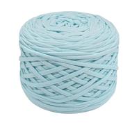 Yarn 400g/Pc Thick Knitting Yarn T Shirt Yarn Elastic Fabric Cloth for Hand DIY Bag Blanket Cushion(Light Blue)
