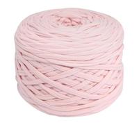 Yarn 400g/Pc Thick Knitting Yarn T Shirt Yarn Elastic Fabric Cloth for Hand DIY Bag Blanket Cushion(Pink)