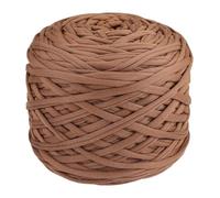 Yarn 400g/Pc Thick Knitting Yarn T Shirt Yarn Elastic Fabric Cloth for Hand DIY Bag Blanket Cushion(Khaki)