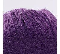 Yarn 50g Mohair Yarn Blended Metallic Thread with Sequin for Knitting DIY Hand Knit Women Cardigan Scarf Shawl Blanket(12)