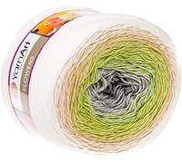 Yarn Art Flowers 55% Cotton 45% Acrylic 250gr 1094yds Multicolor Rainbow Crochet Spring Summer 2 Sport Yarn (274)
