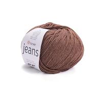 Yarn Art Jeans - Amigurumi Cotton Yarn for Crocheting & Knitting - 55% Cotton, 45% Poliacrylic - Brown