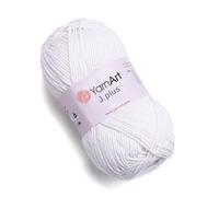 Yarn Art Jeans Plus Yarn, 55% Cotton 45% Polyacrylic, 100 g (3.5 oz), 160 m (174 yds), Yarn Weight: 4 : Worsted-Aran (1)