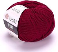 Yarn Art Jeans: Premium Cotton Yarn for Crochet & Knitting - Variety of Colours - Ideal for Double Knitting, Worsted Weight, Baby Projects, T-Shirt Yarn, & More. Colour-66, 1 Pack