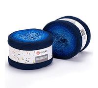 Yarn Art RoseGarden 100% Cotton Super Fino Cake Yarn 1 Skein/Ball 250 gr (8.8 oz) 1093 yds (325)
