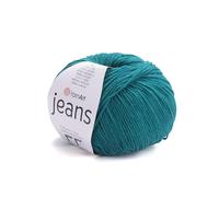 Yarn Art Yarnart Jeans Yarn, Amigurumi Cotton Yarn, Cotton Yarn Crocheting, Knitting Yarn, amigurumi Cotton Yarn, Turkish Yarn,55% Cotton,45% PAC (Poliacrylic) Color(63)