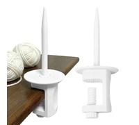 Yarn Ball Holder - 7.48x2.8x2.8in Portable Crochet Spinner, Non Slip Wool Winding Accessory, Piece Thread Dispensing Stand with Smooth Rotation Design for Fiber Crafting | Free Knitting
