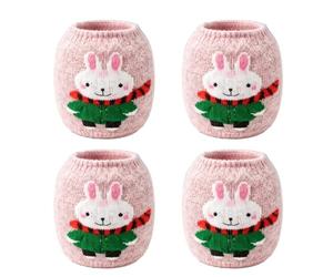 Yarn Ball Holder Set - 4 Stretch Covers, Centre Pull for Knitting Crochet | Tangle-Free Feeding | Keeps Skeins Clean and Organised | Smooth Thread Access for Home Projects, Craft Rooms and Travel