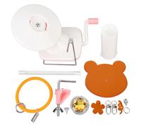 Yarn Ball Winder EFFICIENTLY CLAMPED with Anti-Slip Pads for Simple Crocheting Portable Design