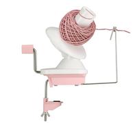 Yarn Ball Winder for Crochet, Hand Operated Knitting Wool Winder for Yarn Ball, Simple Installation Wool Winder for Knitting, The Helper for Wool Collection Lovers, Needlecraft Yarn Ball Winder Pink
