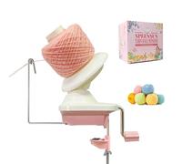 Yarn Ball Winder, Hand Pink Ball Winders for Yarns Wool Holders Knitting Machine, Easy Installation Yarn Winder for Crocheting, Wool Winders Helper for Crochet Lovers