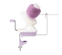 Yarn Ball Winder Wool Winder Yarn Winder for Crocheting, The Helper for Wool Collection Lovers,Needlecraft Hand Operated(Pink)(Purple)
