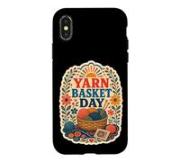 Yarn Basket Day Knitting Crochet Craft Case for iPhone X/XS