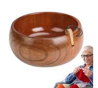 Yarn Bowls for Crocheting | Wood Holder for Knitting Yarn | Weaving Crafting Rack,for Crocheters Women Knitters Beginners Home Dorm Travel Handcrafts