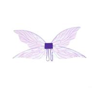 Yarn Butterfly Wings for Kids 35x76cm Colorful Design(Purple)