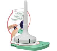 Yarn Dispenser by Yarn Valet - Non-Slip Base with Built-In Holder for Markers, Pattern and 4" Gauge Ruler