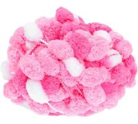 Yarn, DIY Woolen Yarn for Handcrafts and Knitting Soft Flexible Pink Wool Thread for Home