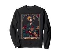 Yarn Father Stash Funny Tarot-Style Knitting/Crochet Men/Dad Sweatshirt