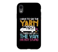 Yarn First Then I Get in The Van Crochet Knitting Women Case for iPhone XR
