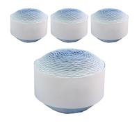 Yarn for crochet, 4 pieces craft thread with colour gradient, soft knitting yarn, for enthusiasts, hobbyists, embroidery, fabric repair, scarf making, art creation