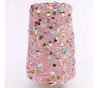 Yarn for Knitting Sparkle Yarn 50G /140M 6/3Mm Sequin Crochet Thread White Silver Shiny Sparkle Knitting Yarn Accessory Yarn DIY Macrame Bag Cloth 4Pc A-9