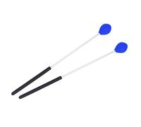 Yarn Head Marimba Mallets, Percussion Mallets with Fiberglass Handles, Mushroom - Shaped Yarn Wrapped Head for Soft Playing, Durable Rubber and Fiberglass Construction, 1 Pair for