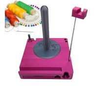 Yarn Holder | Crochet and Knitting Accessories | Storage Box for Wool | Portable Yarn Stand with Mobile Phone Holder for Beginners Girls Travel Home Crafts Creative, hot pink, see