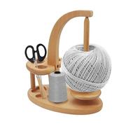 Yarn Holder for Crocheting - Wooden Portable Craft Tools,Yarn Holder Spinner,for Knitting Wool Thread Stitching Crafting Embroidery Indoor Table Storage